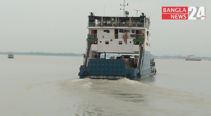 দৌলতদিয়া-পাটুরিয়ায় ৩৬ ঘণ্টা পর ফেরি চলাচল স্বাভাবিক